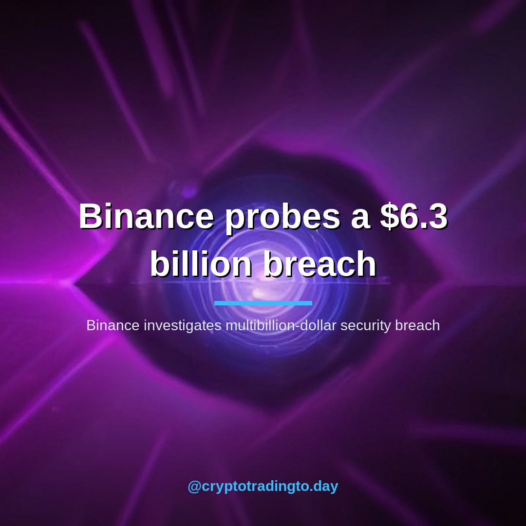 Binance investigates multibillion-dollar security breach